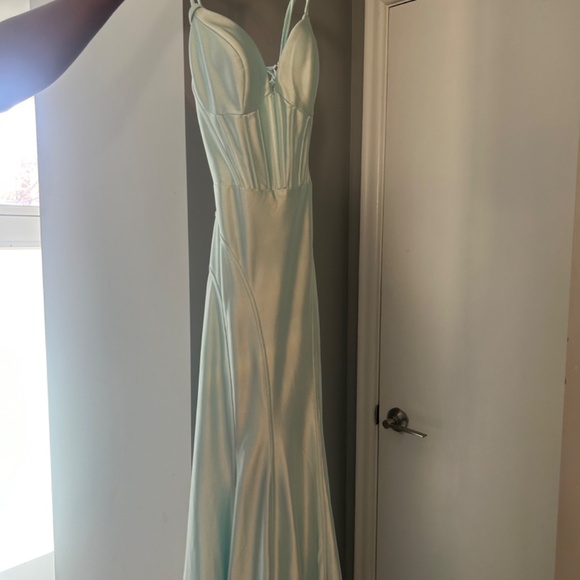 NEW Ellie Wilde Prom Dress - Light Blue - Picture 5 of 9